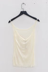 BASERANGE camisole top TOART-CG-AU23 UNDYED PB2